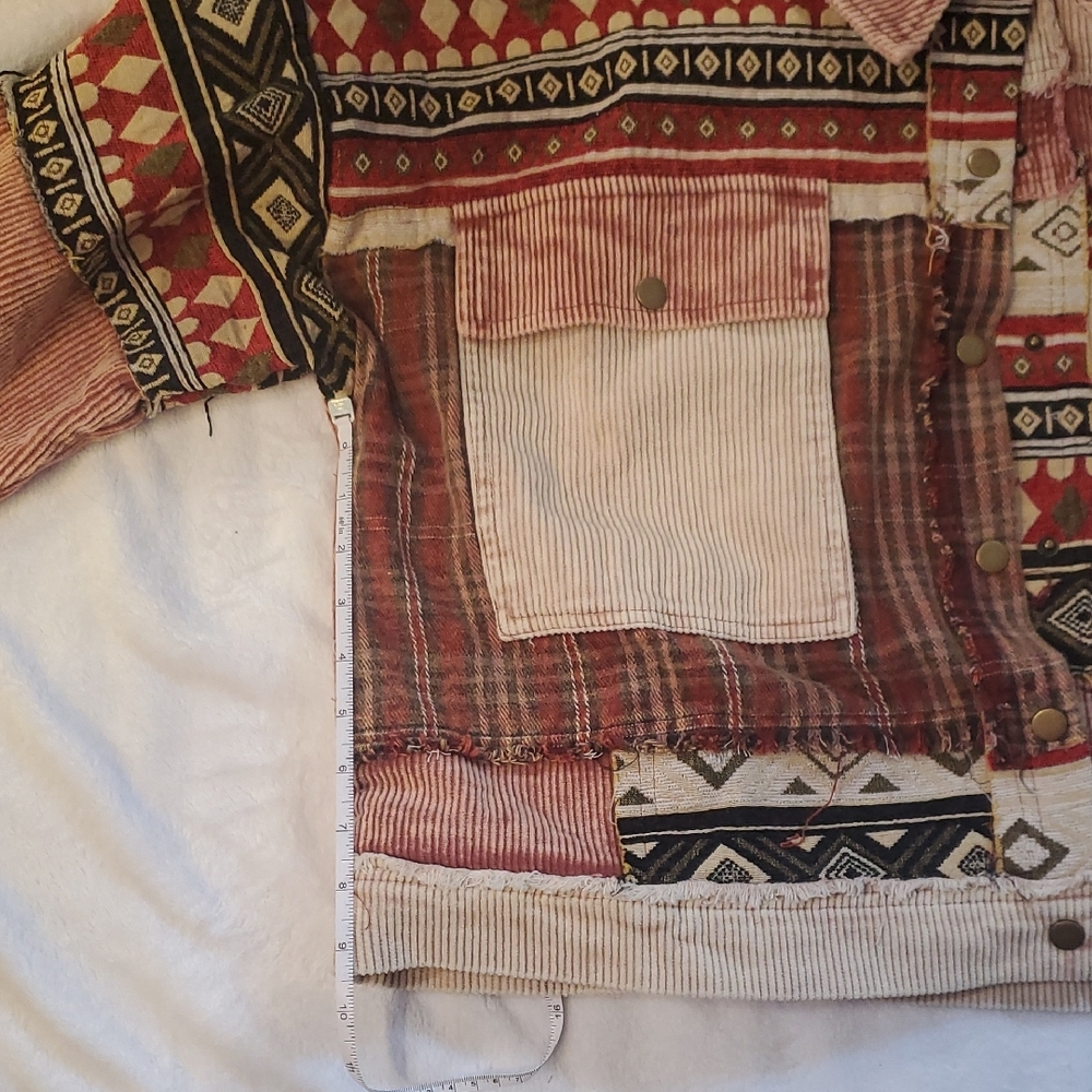 Oli & Hali Multicolor Patchwork Jacket - Picture 4 of 5